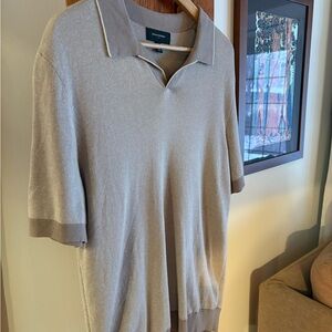 Banana Republic Light Tan Polo Shirt